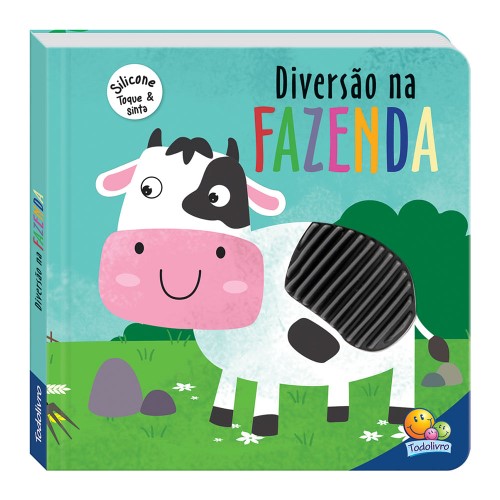 Livro Infantil Na ponta dos dedos Diversão na Fazenda