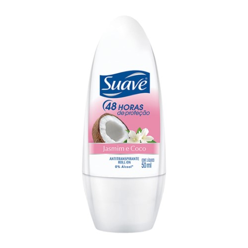 Desodorante Suave Rollon Jasmim/Coco 50Ml - Suave