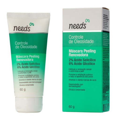 Máscara Peeling Renovadora Needs Controle de Oleosidade 60g