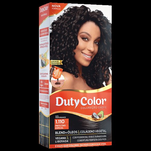 Coloração Duty Color Preto Ônix Especial - 1.110