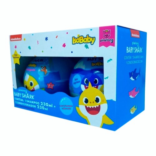 Shampoo + Condicionador Infantil IsaBaby Baby Shark 230ml cada