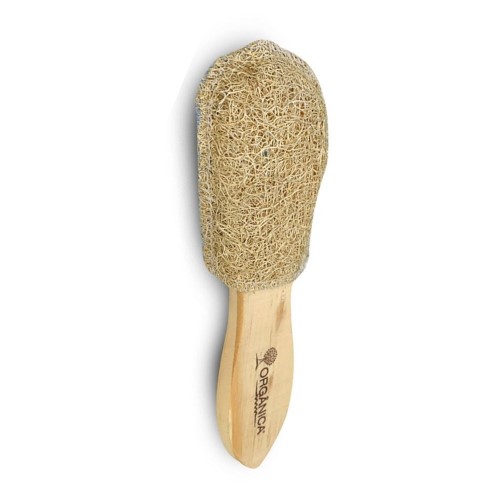 Escova Facial com Bucha Vegetal - Orgânica