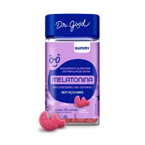 Suplemento Alimentar Melatonina Dr. Good 0,21mg 120 Unidades