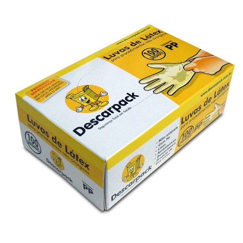Luva Proc N Cirurgico Tam Pp Com Pa? C/ 100