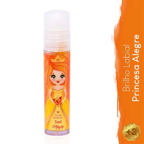 Gloss Infantil Magia De Princesa Alegre