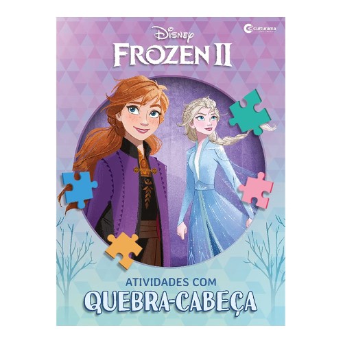 Livro de Historias, Atividades e Quebra Cabeças Frozen Culturama