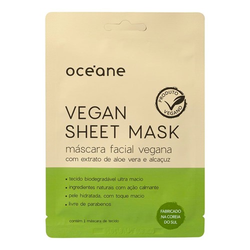 Máscara Facial Océane – Vegan Sheet Mask