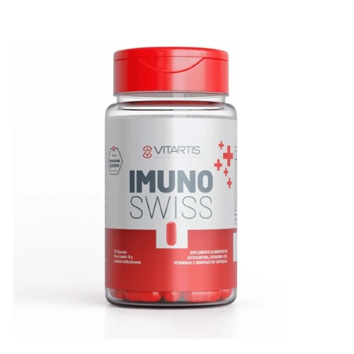 Suplemento Alimentar Vitartis Imuno Swiss com 30 cápsulas