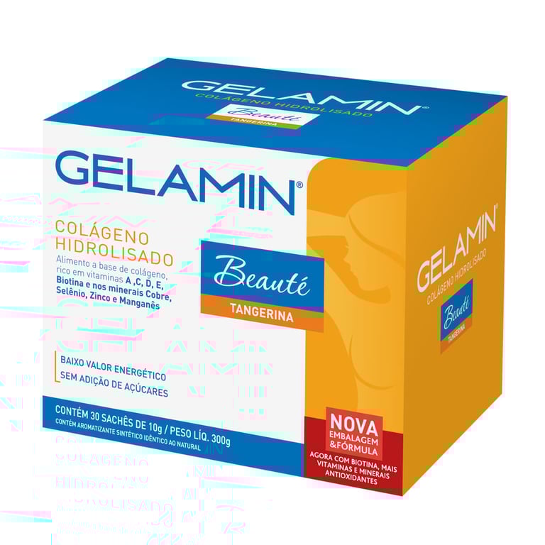Gelamin Viver Bem Tangerina 30 Envelopes