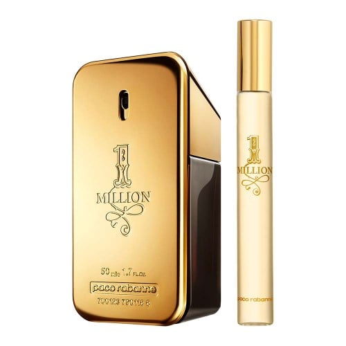 Perfume Paco Rabanne Conjunto 1 Million Masculino - Eau de Toilette 50ml + Eau de Toilette 10ml