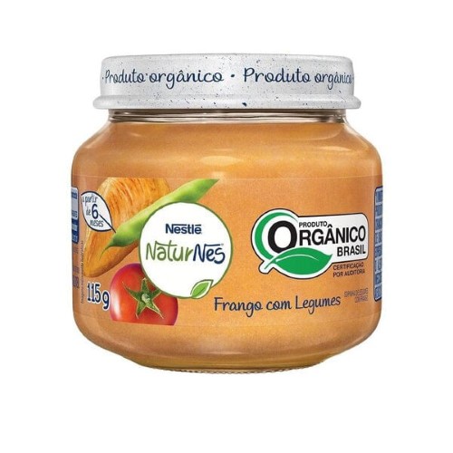 Papinha Orgânica Nestlé Naturnes Frango Com Legumes 115g