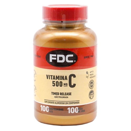 Suplemento Alimentar em Comprimidos FDC – Vitamina C 500mg Timed Release