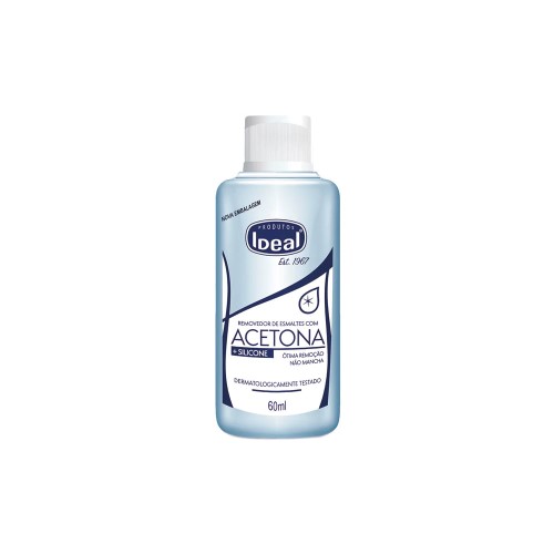 Removedor Esmalte Ideal C/Acetona Silicone 60Ml