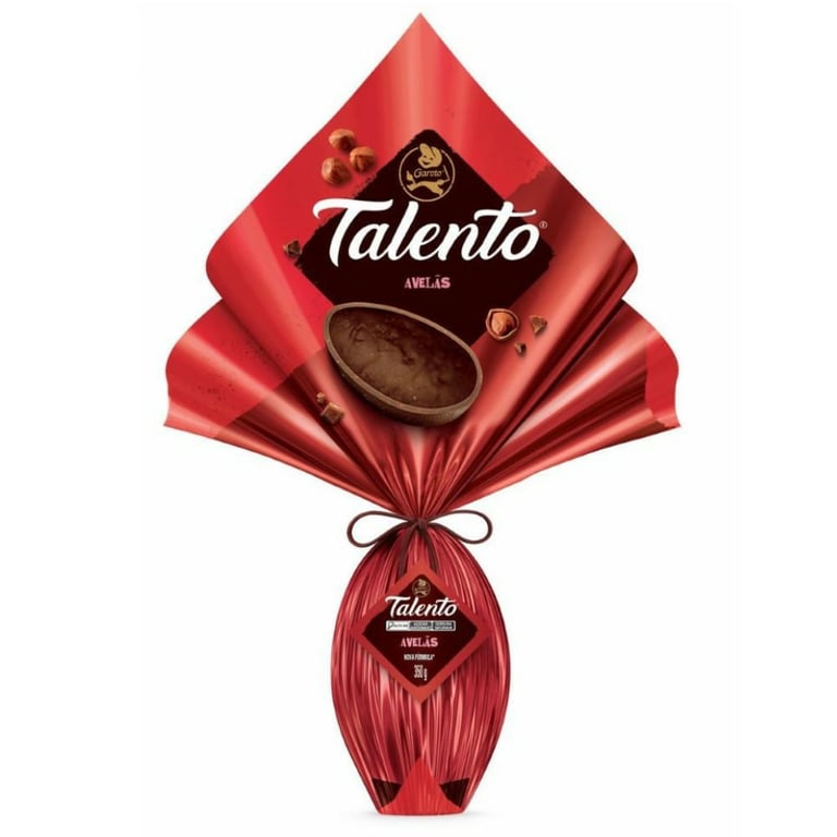 Ovo de Páscoa Garoto Talento Avelãs 350g