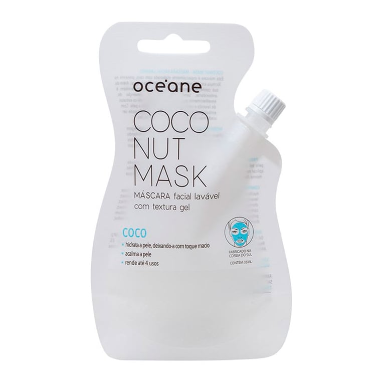 Máscara Facial Océane – Máscara Lavável de Coco Coconut Mask