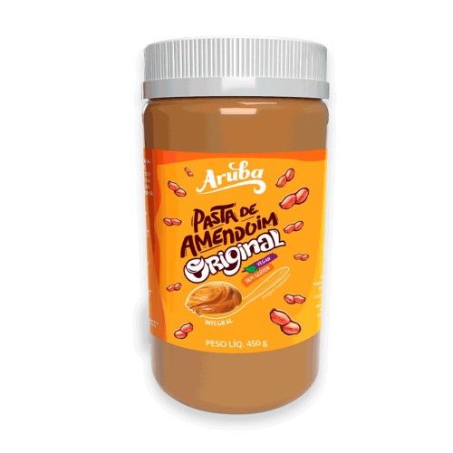 Pasta De Amendoim Aruba Original 450g