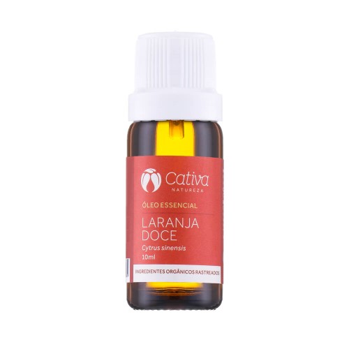 Óleo Essencial Orgânico de Laranja Doce 10ml – Cativa Natureza