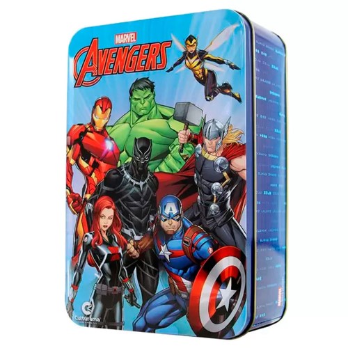 Livro Culturama Lata Divertida Marvel Vingadores