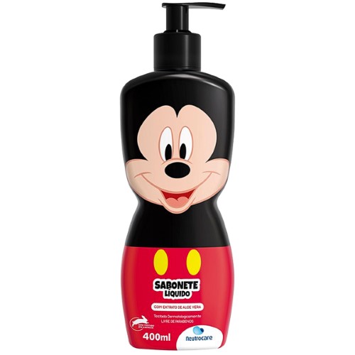 Sabonete Líquido Mickey Neutrocare 400ml (3a+) - Neutrocare