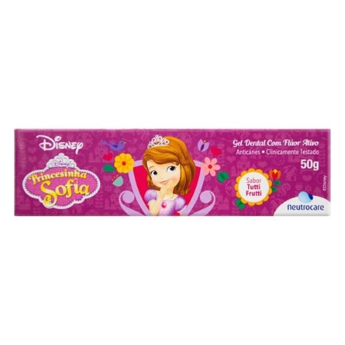 Gel Dental Neutrocare Disney Sofia Tutti-frutti 50g