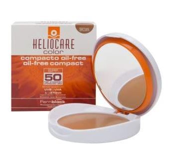 Protetor Solar Compacto Heliocare Max Defense Oil Free Fps50 Cor Brown 10g