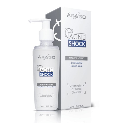 Sabonete Líquido Árago Acne Shock 150ml