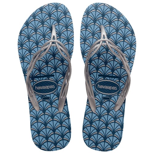 Sandália Havaianas Flash Sweet Royal Azul Tamanho 35/36 com 1 Par