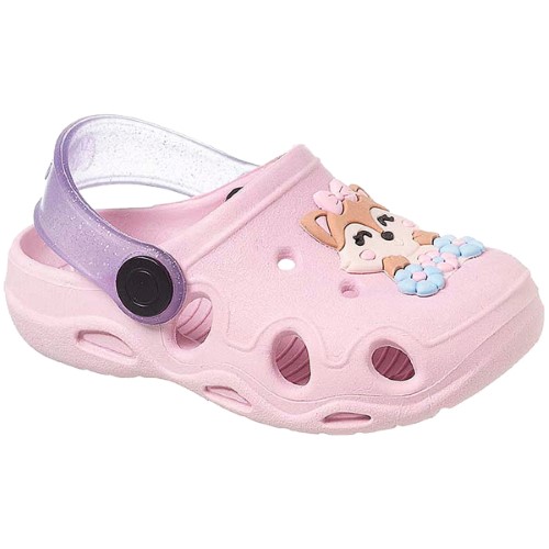 Sandália Babuche para bebê Glitter Rosa - Keto Baby