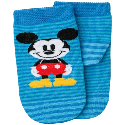 Meia Soquete para bebê Mickey Listras - Lupo