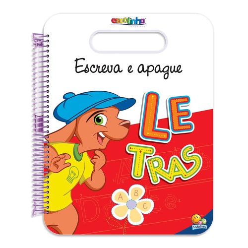 Livro Escolinha Escreva e Apague Letras Editora Todo Livro