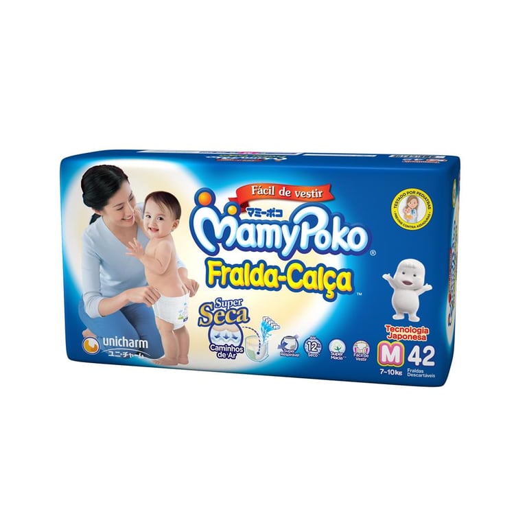 Fralda Mamypoko Mega M 42 Unidades