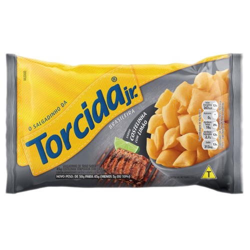Salgadinho Torcida Jr Sabor Costelina com Limão 45g