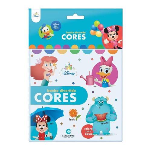 Livro de Banho Mágico Disney Cores Culturama