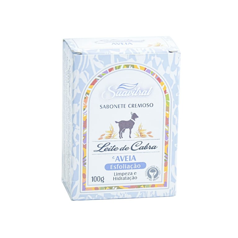 Sabonete Suavitrat Leite de cabra e aveia 100g