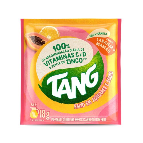 Suco em Pó Tang Laranja e Mamão 18g