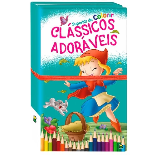 Livro Infantil SuperKit de Colorir Clássicos Adoráveis