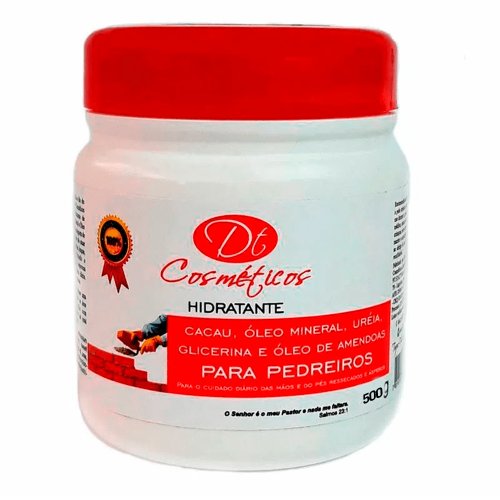 Creme Hidratante Para Pés De Pedreiro DT Cosméticos 500g