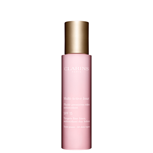 Loção Anti-Idade Clarins - Multi-Active Day Fluid SPF15