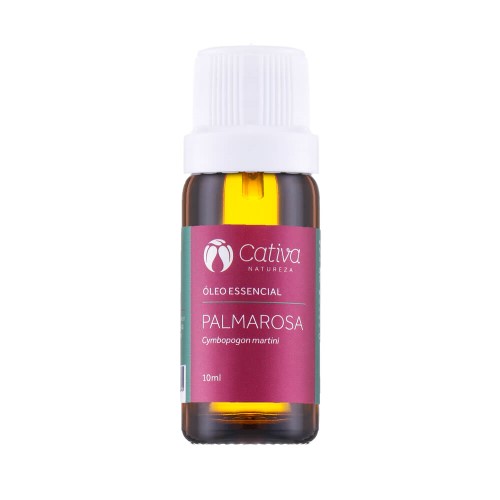 Óleo Essencial Natural de Palmarosa 10ml – Cativa Natureza