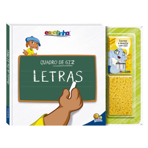 Livro Infantil Escolinha Quadro de Giz Letras Todolivro