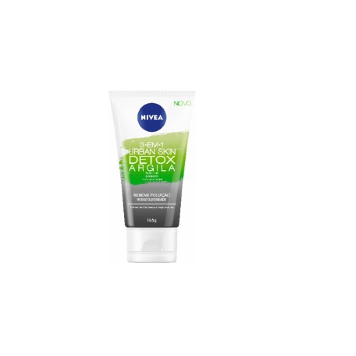 Máscara Facial Nivea 3 em 1 Urban Skin Gel Detox com Argila com 150ml