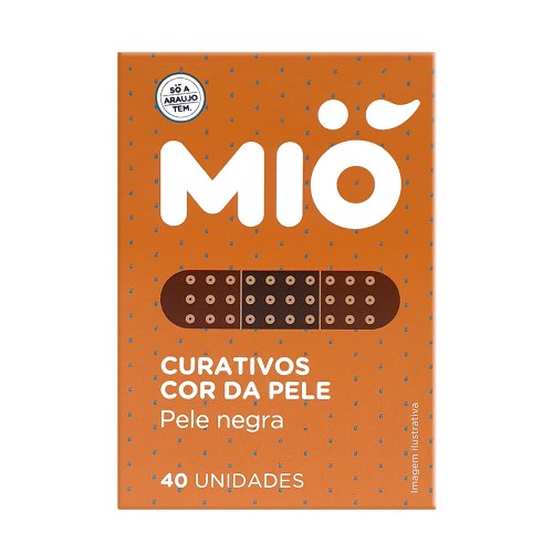 Curativo Cor da Pele Mió Pele Negra 40 Unidade