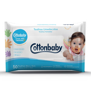 Toalhas Umed Cottonbaby 50un Hid Rn