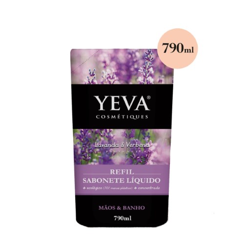 Refil Sabonete Líquido Yeva Provence Lavanda e Verbena com 790ml