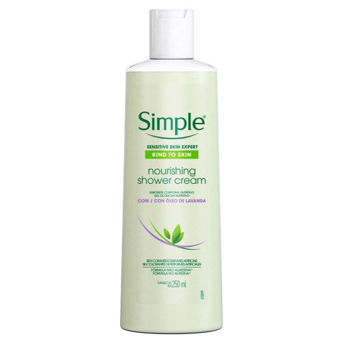 Sabonete Líquido Corporal Simple Nourishing Shower Cream 250ml