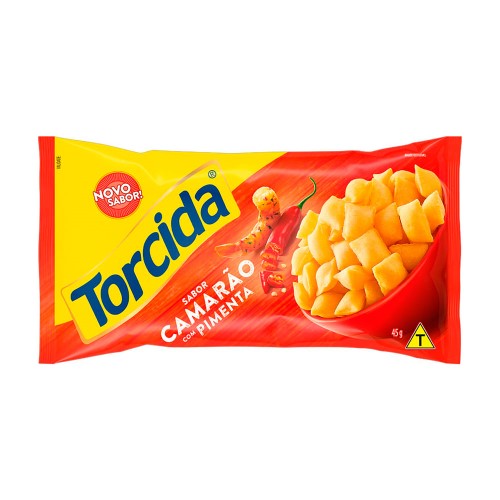 Salgadinho Torcida Sabor Camarão com Pimenta 45g