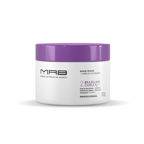 Máscara Capilar MAB Brazilian Curls com 300g