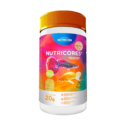 Ração para Peixes Nutricon Nutricores 20g