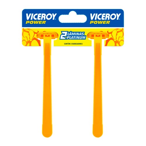 Aparelho de Barbear Viceroy Power Bull Descartável com 2 Unidades
