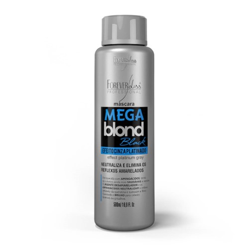 Máscara Matizadora Mega Blond Black Forever Liss 500ml